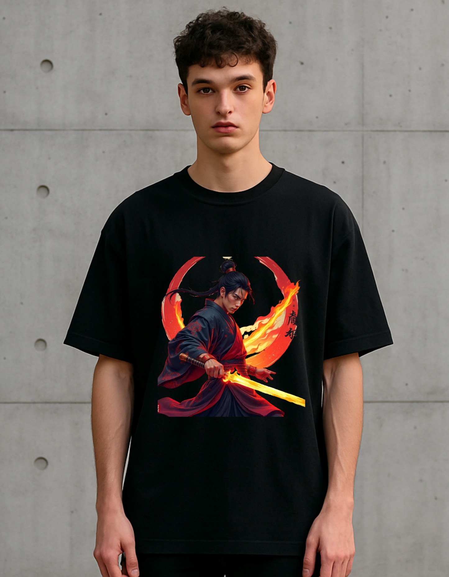 Unisex Oversized Anime T-Shirt