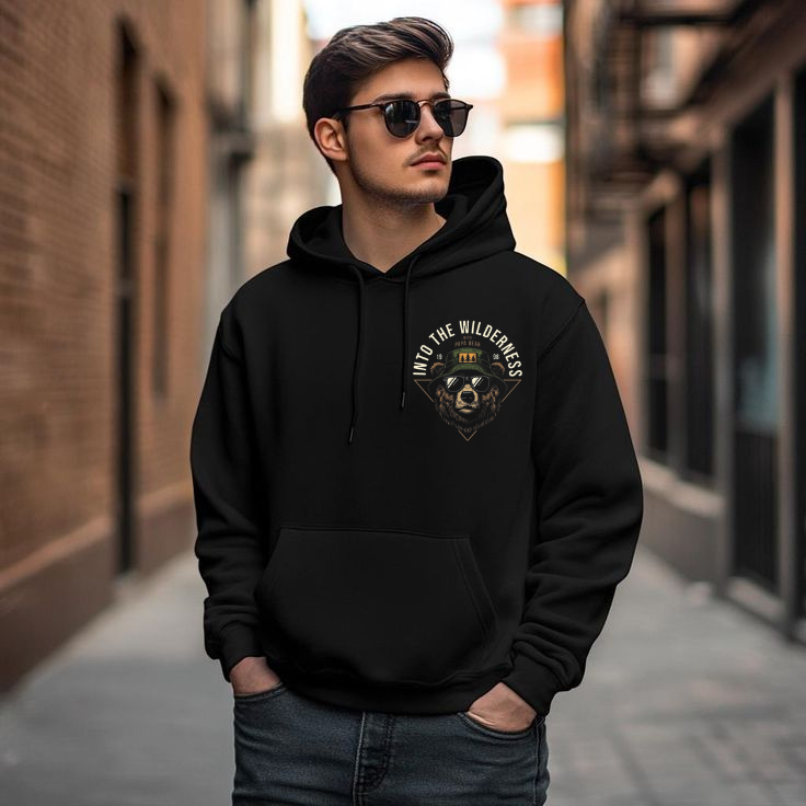 "Black Chill Oversize Hoodie"