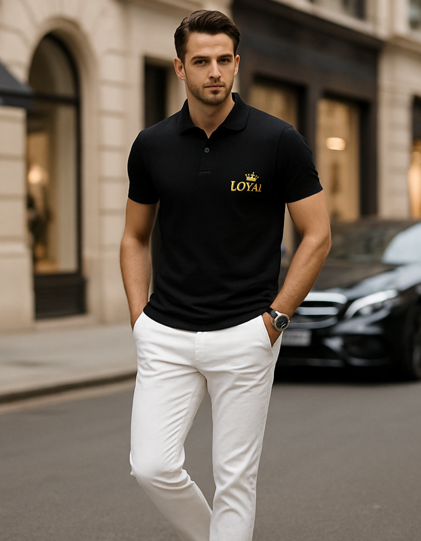 Men's Polo With Loyal Logo